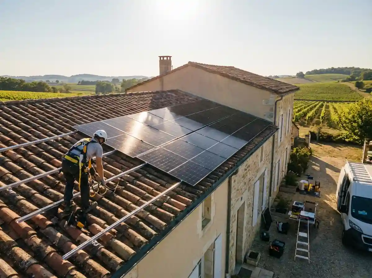 Installation de Panneaux Solaires Sadirac